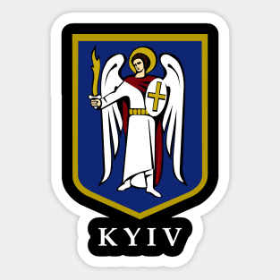 Coat of arms of Kyiv, Ukraine Sticker